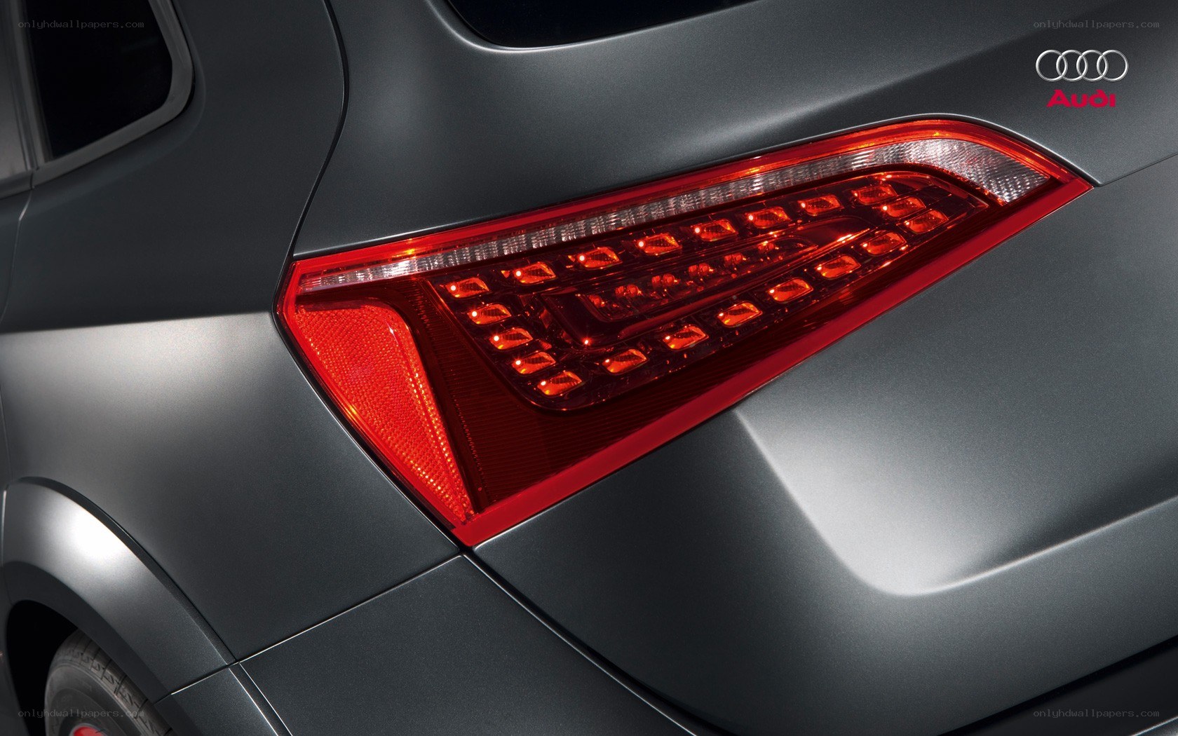 Audi car taillight detail