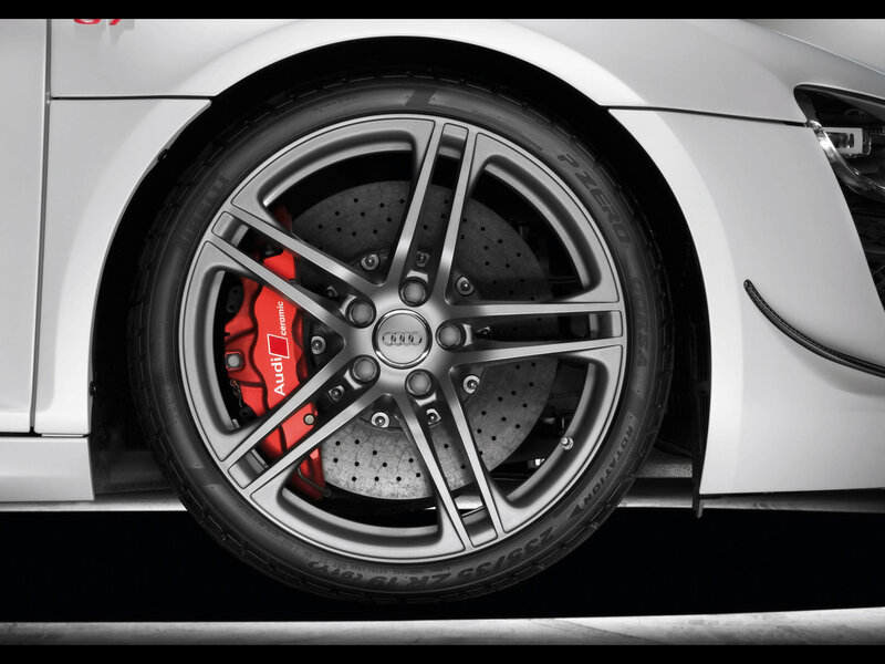 Audi car wheel close-up