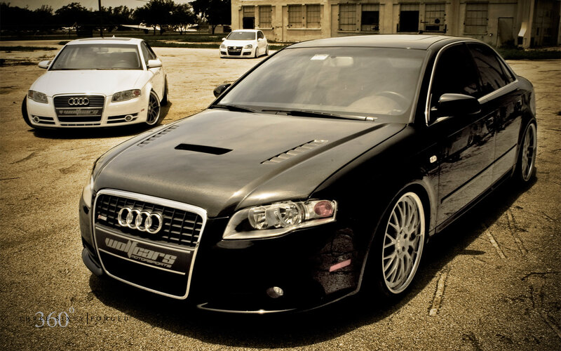 Audi cars in a parking lot