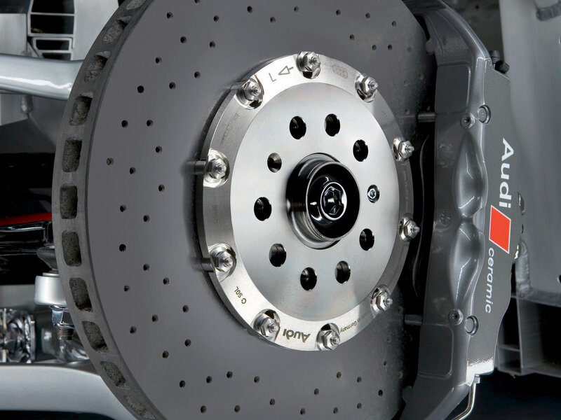 Audi ceramic brake system