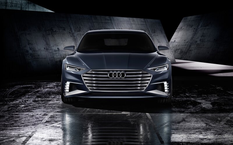 Audi Concept Car — Black, Dramatic