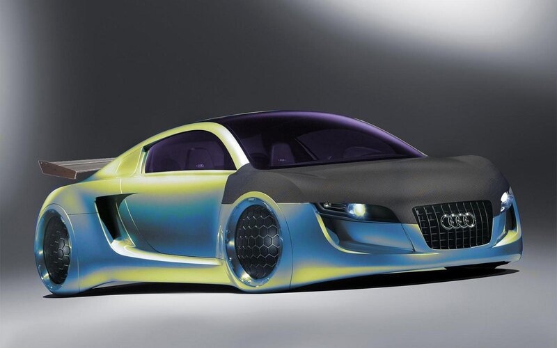 Audi Concept Car — Blue