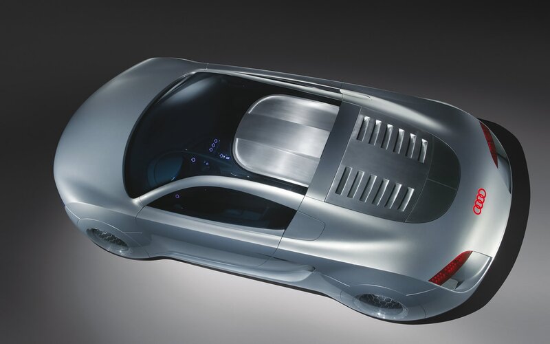 Audi concept car from above
