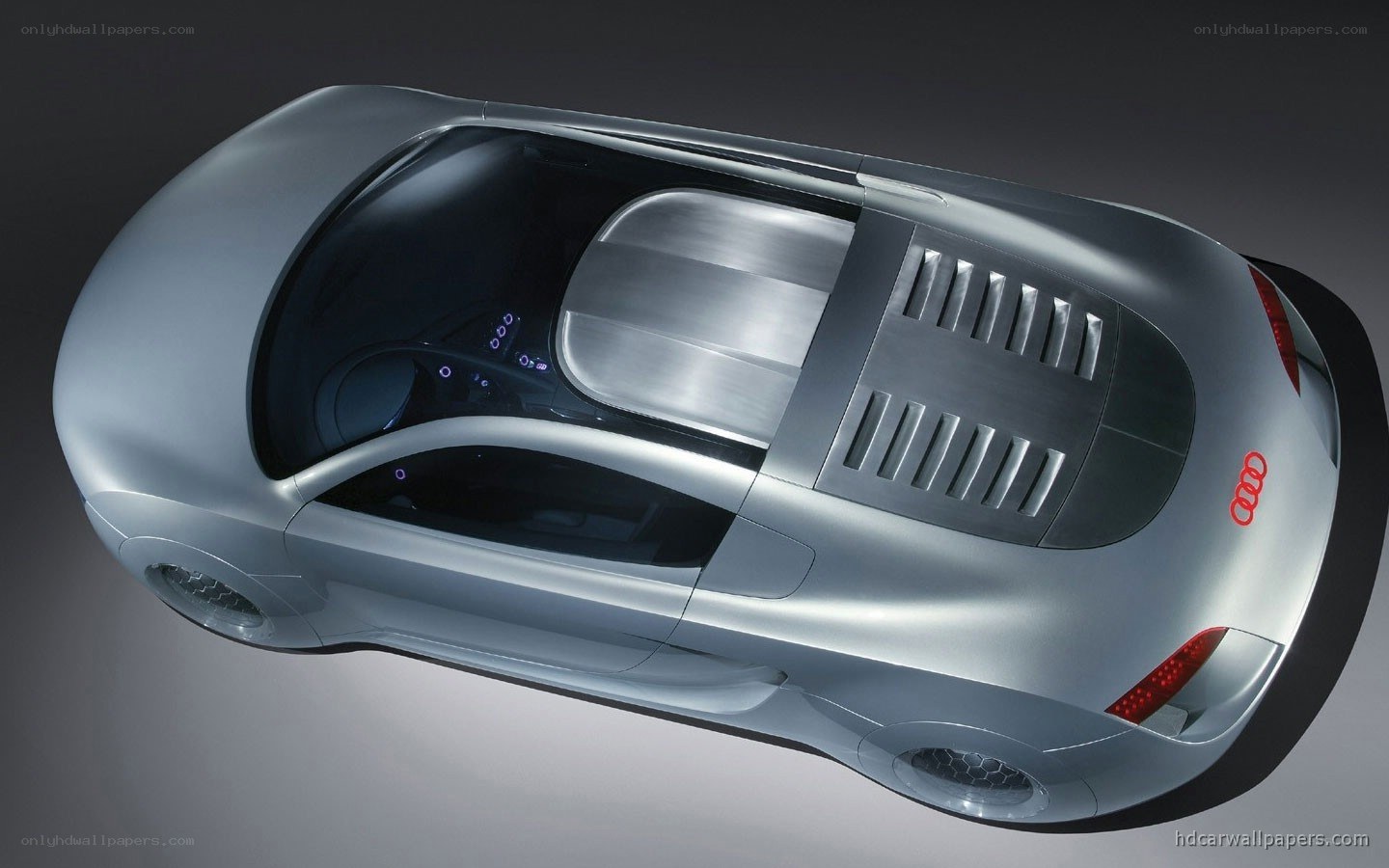 Audi concept car from above