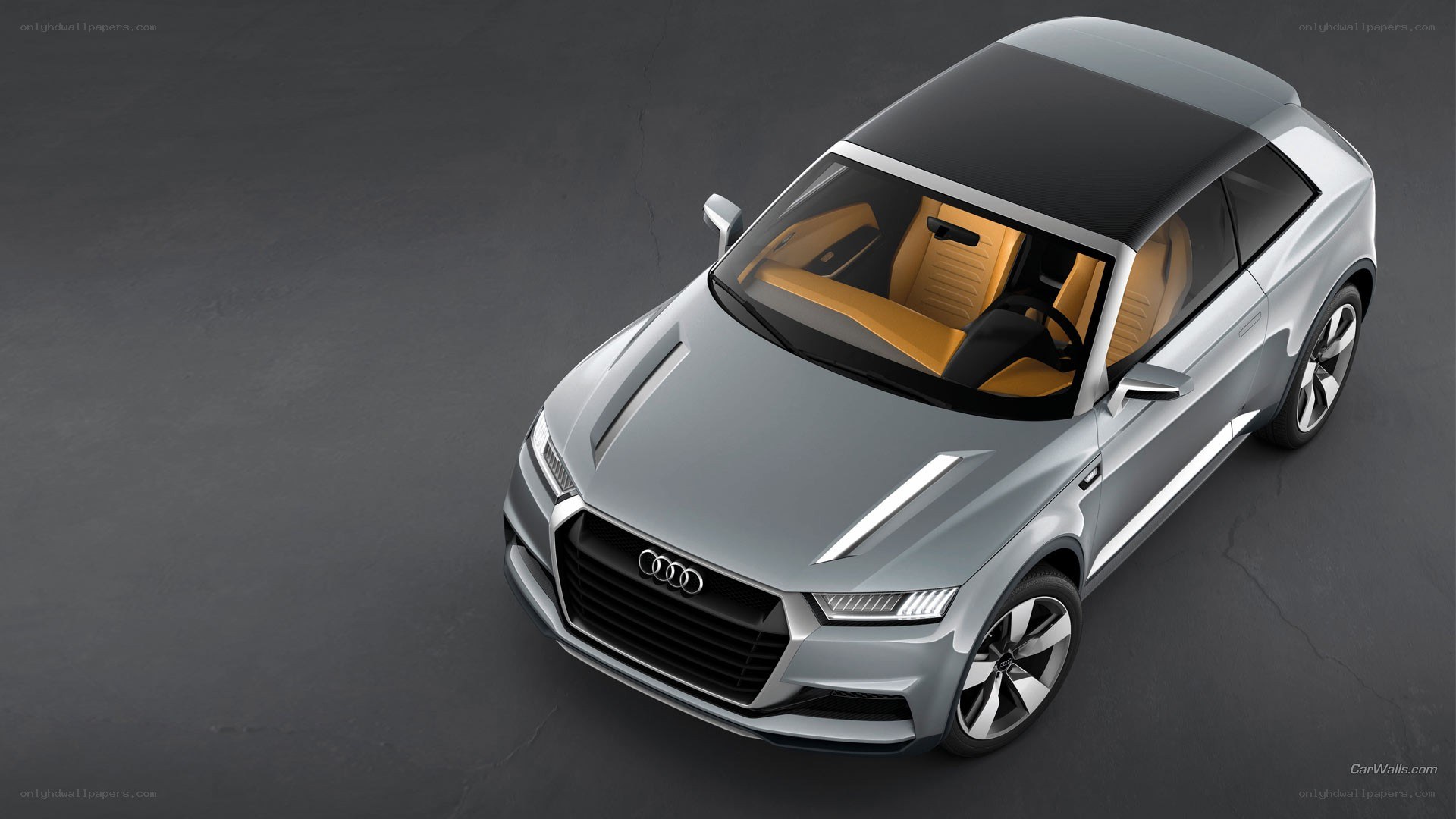 Audi concept car from above