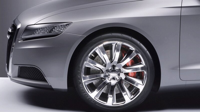 Audi concept car front wheel