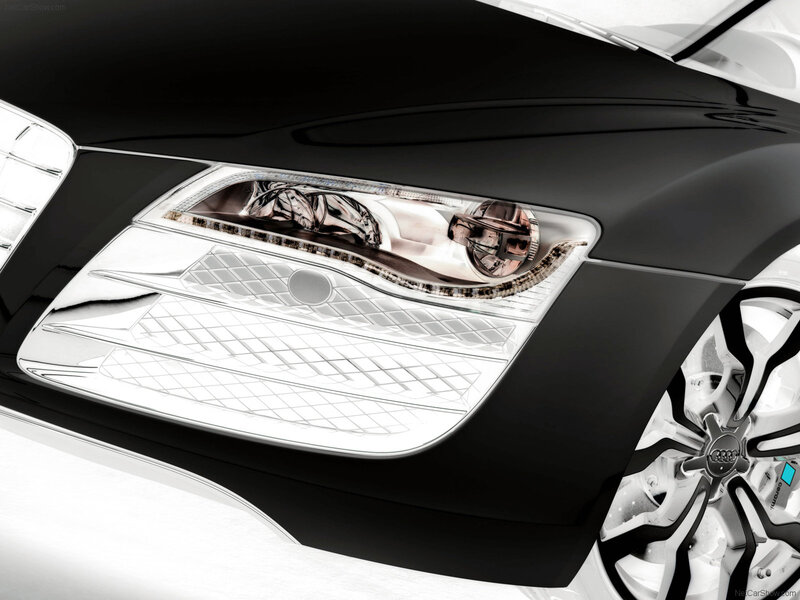 Audi concept car headlight