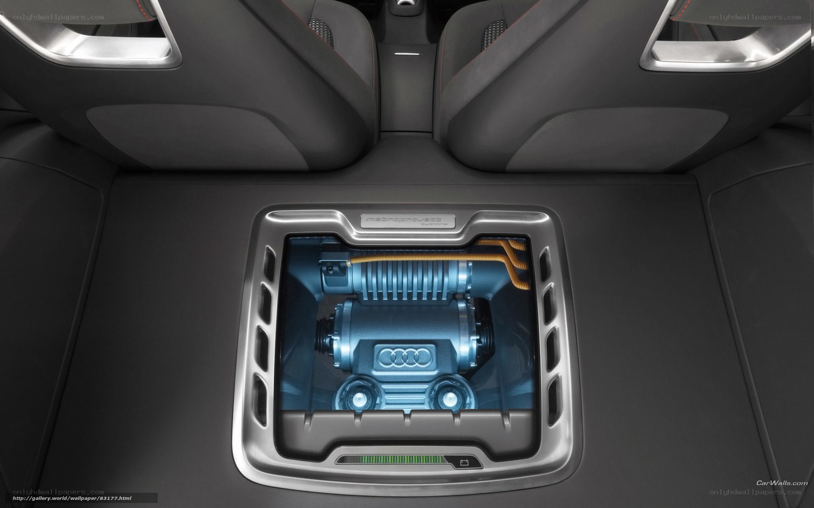 Audi concept car interior