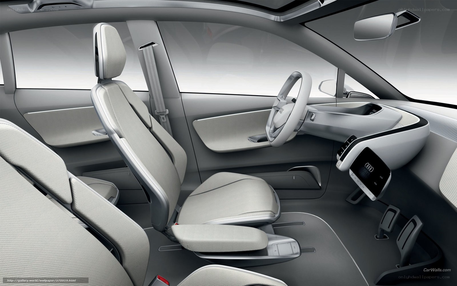 Audi concept car interior