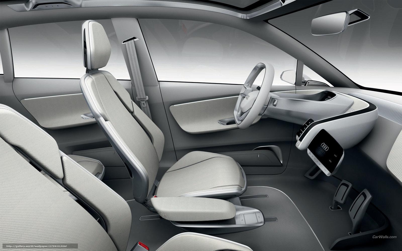 Audi concept car interior
