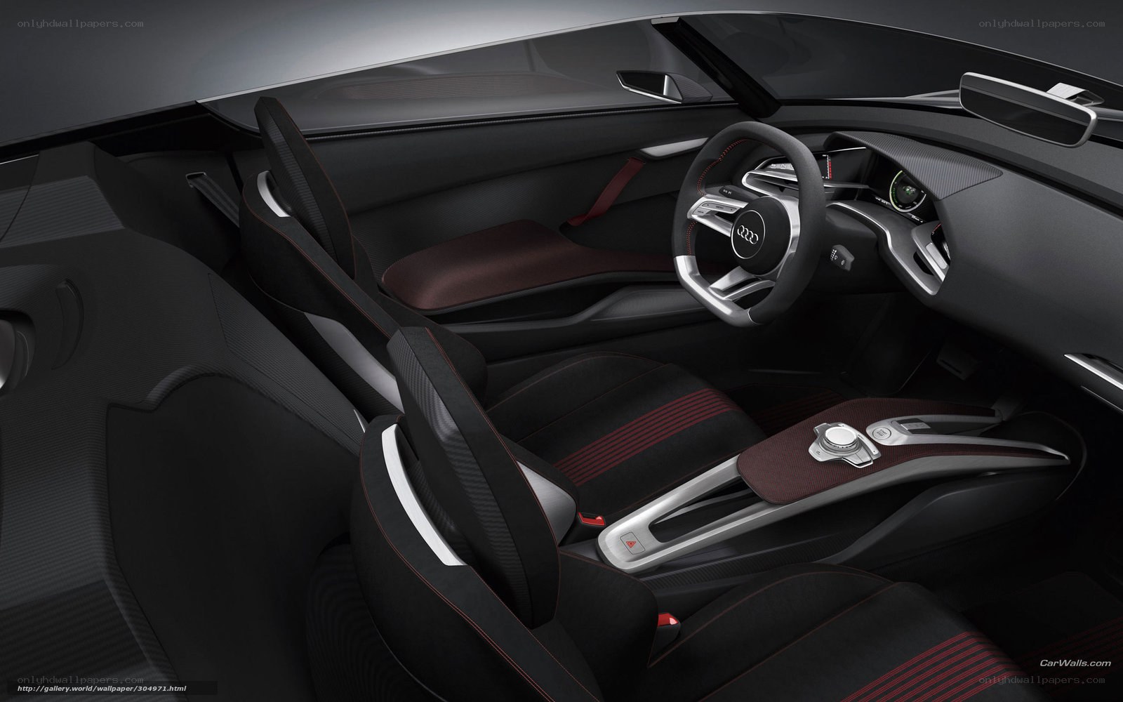 Audi concept car interior