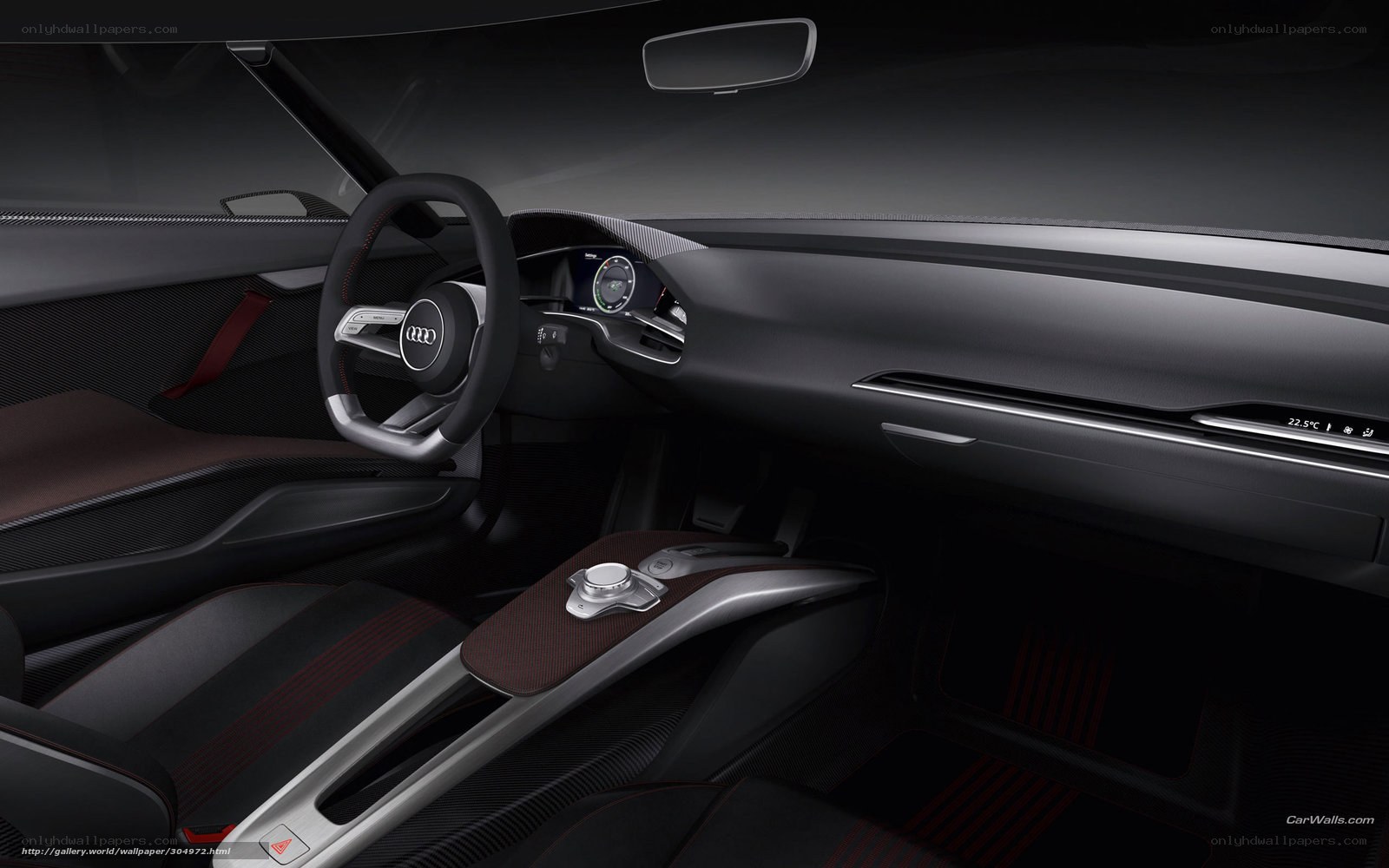 Audi concept car interior