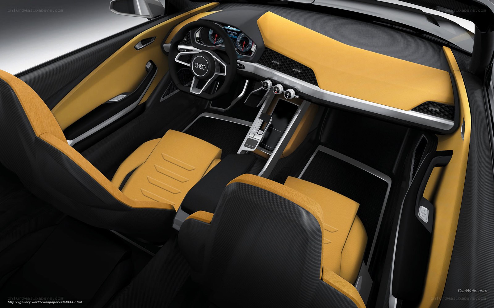 Audi concept car interior