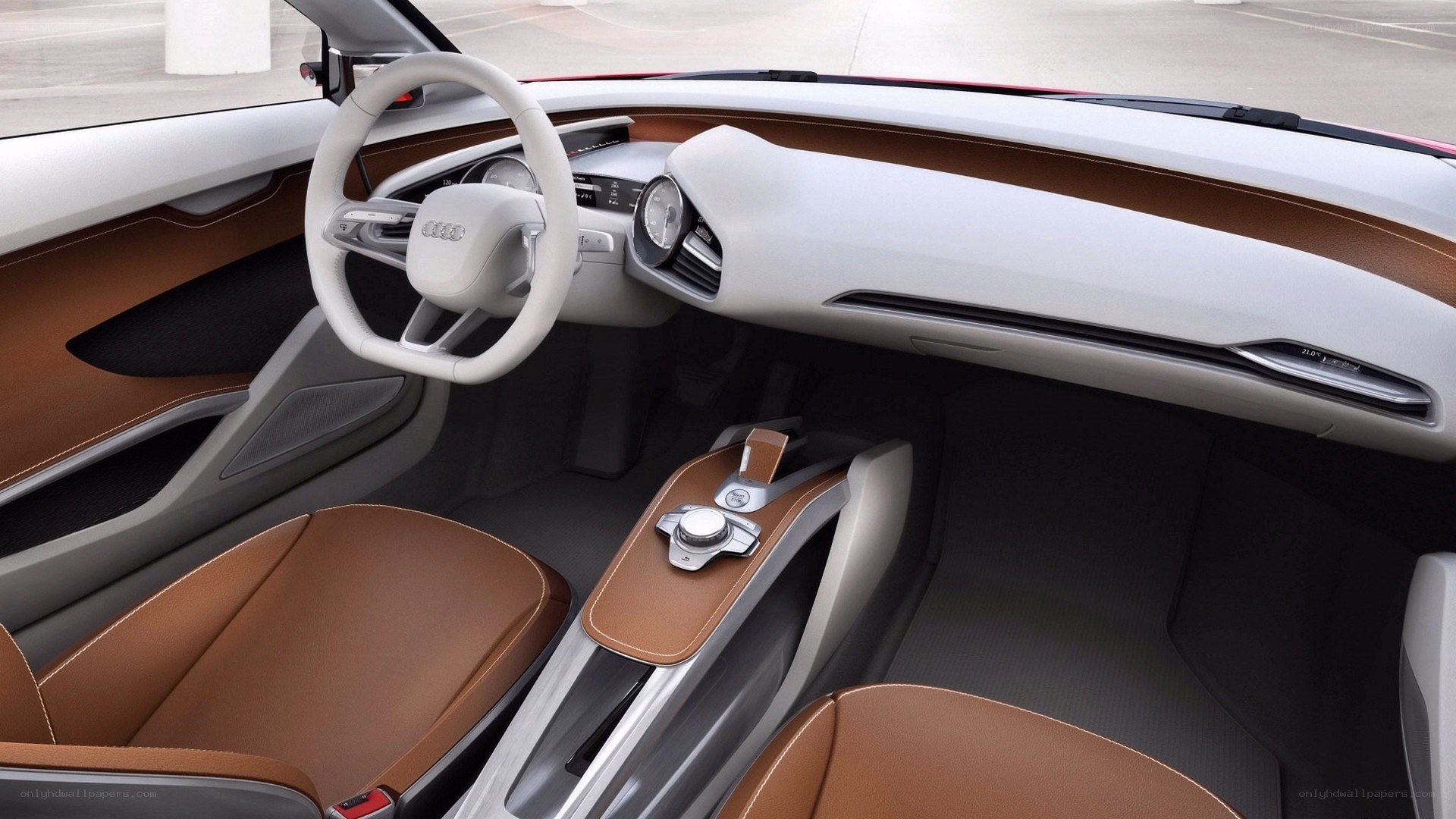 Audi concept car interior