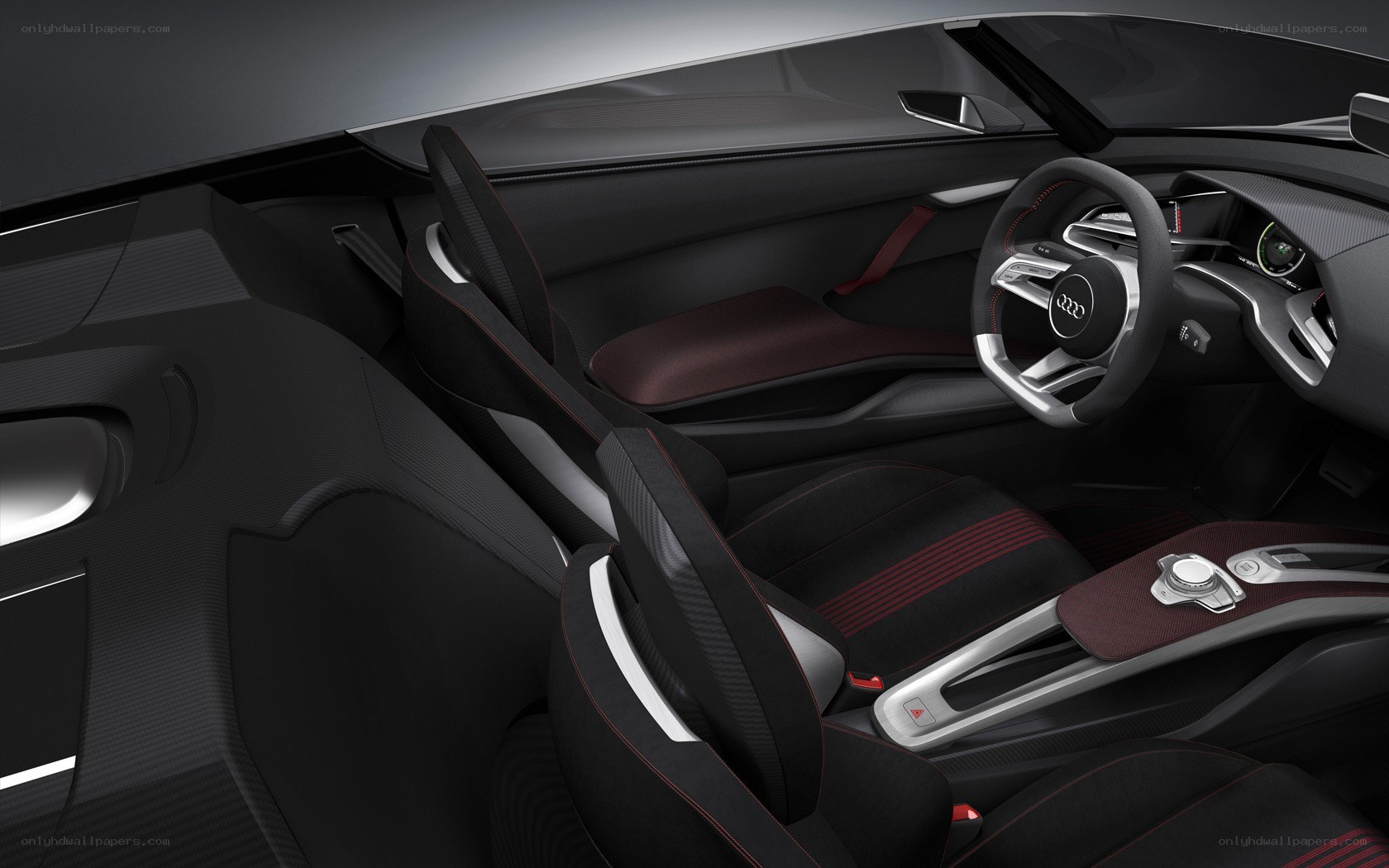 Audi concept car interior