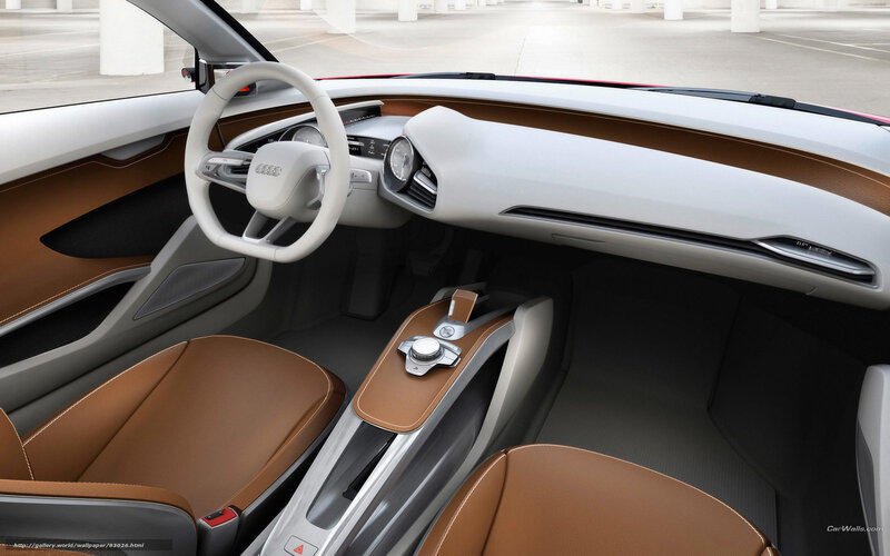 Audi Concept Car Interior — Brown