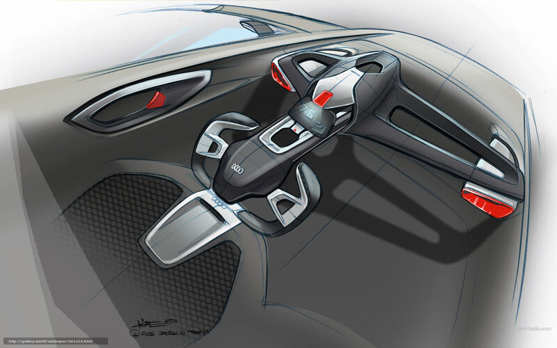 Audi concept car interior design