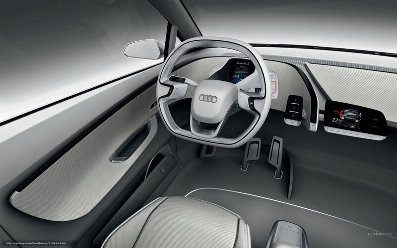 Audi Concept Car Interior — Gray