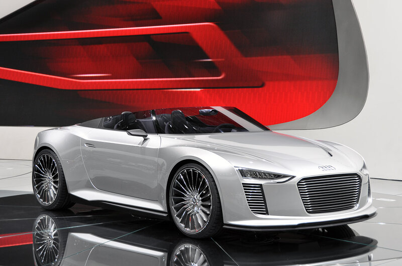 Audi concept car on display