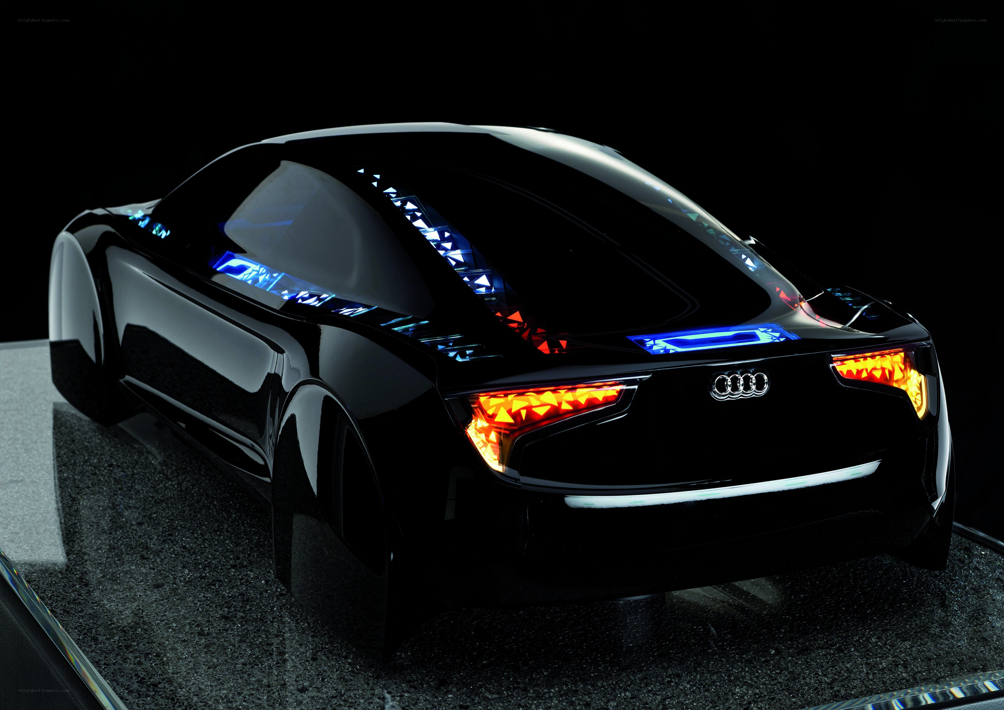 Audi concept car rear view