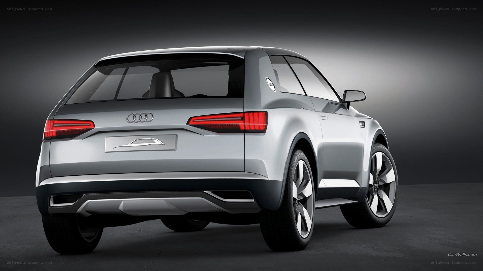 Audi concept car rear view