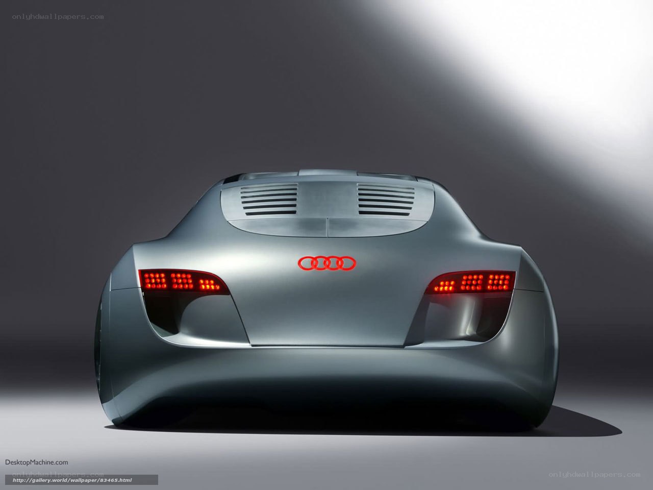 Audi concept car rear view