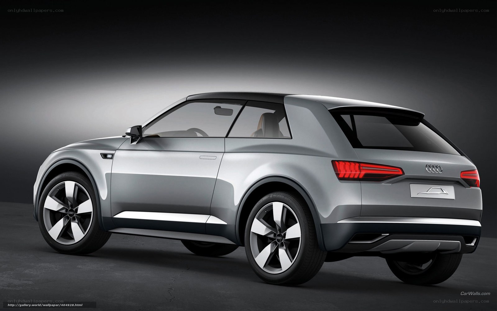 Audi concept car rear view