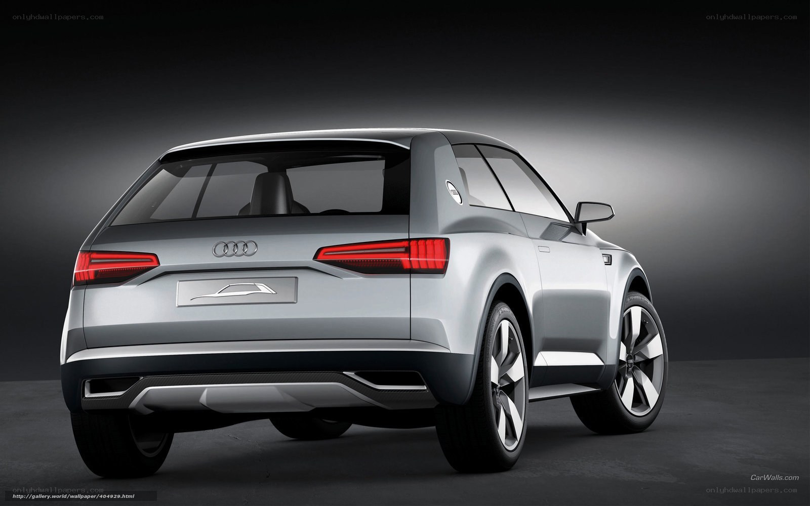 Audi concept car rear view