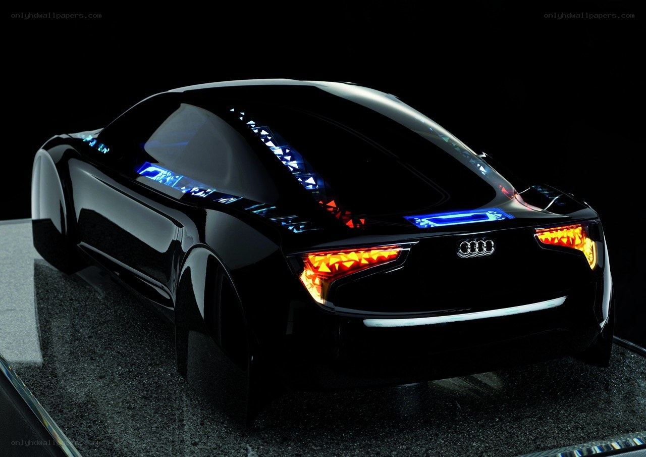 Audi concept car rear view