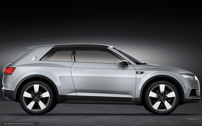 Audi concept car side profile
