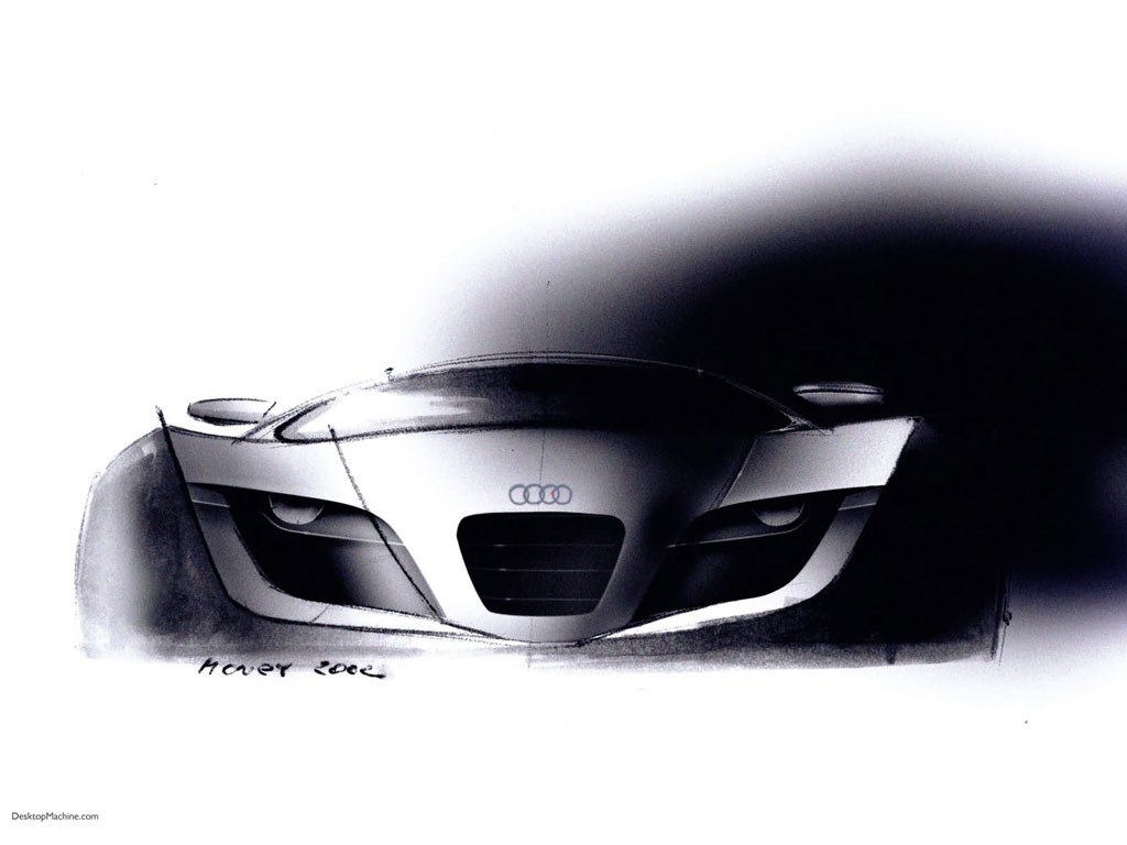 Audi concept car sketch