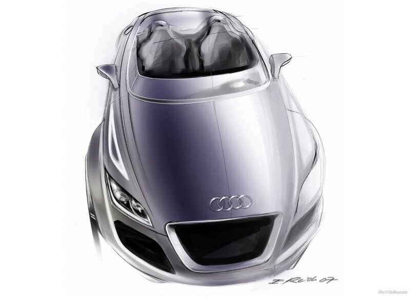 Audi concept car sketch