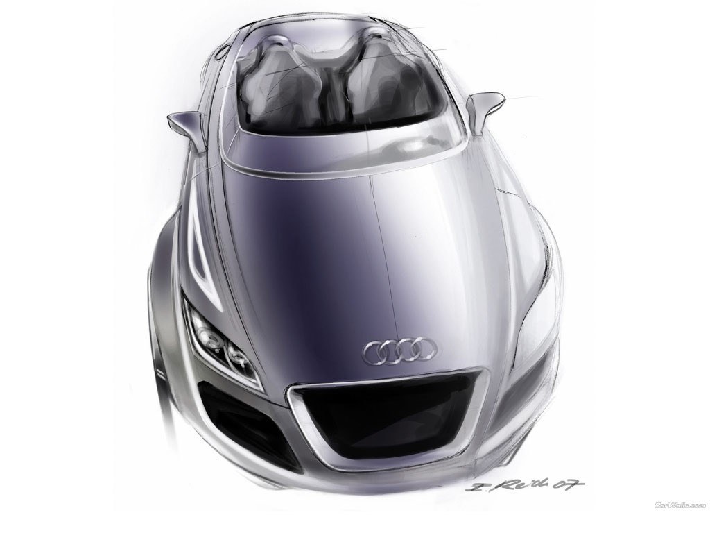 Audi concept car sketch