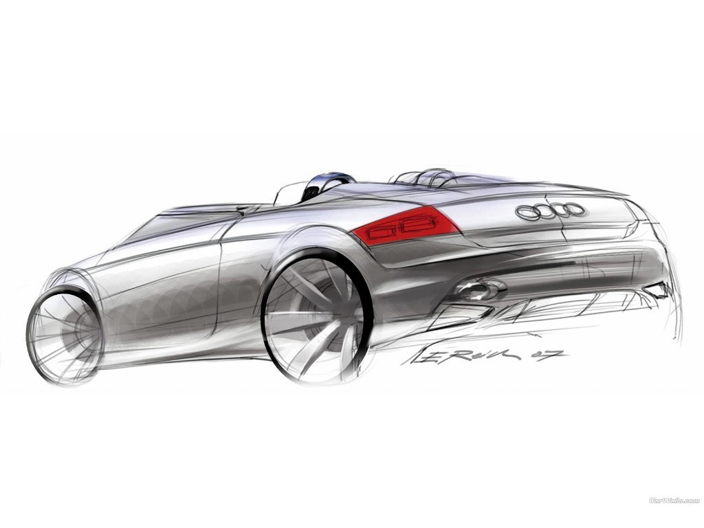 Audi concept car sketch