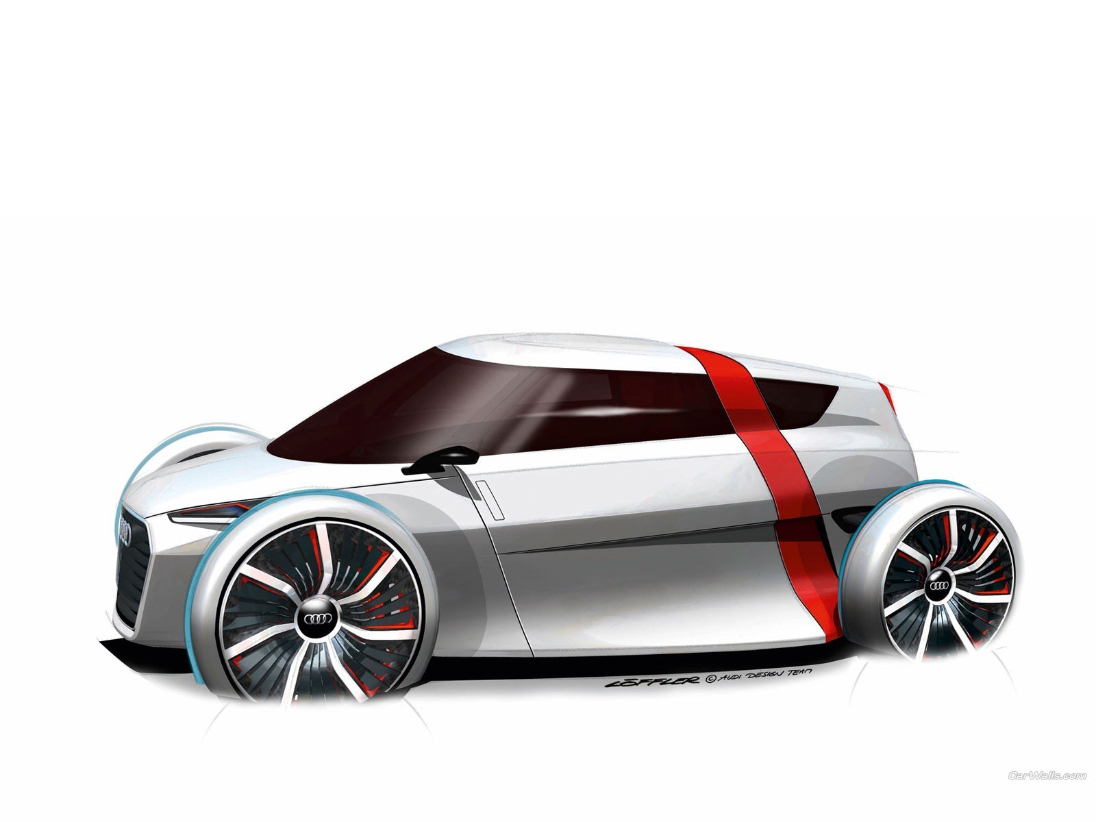 Audi concept car sketch