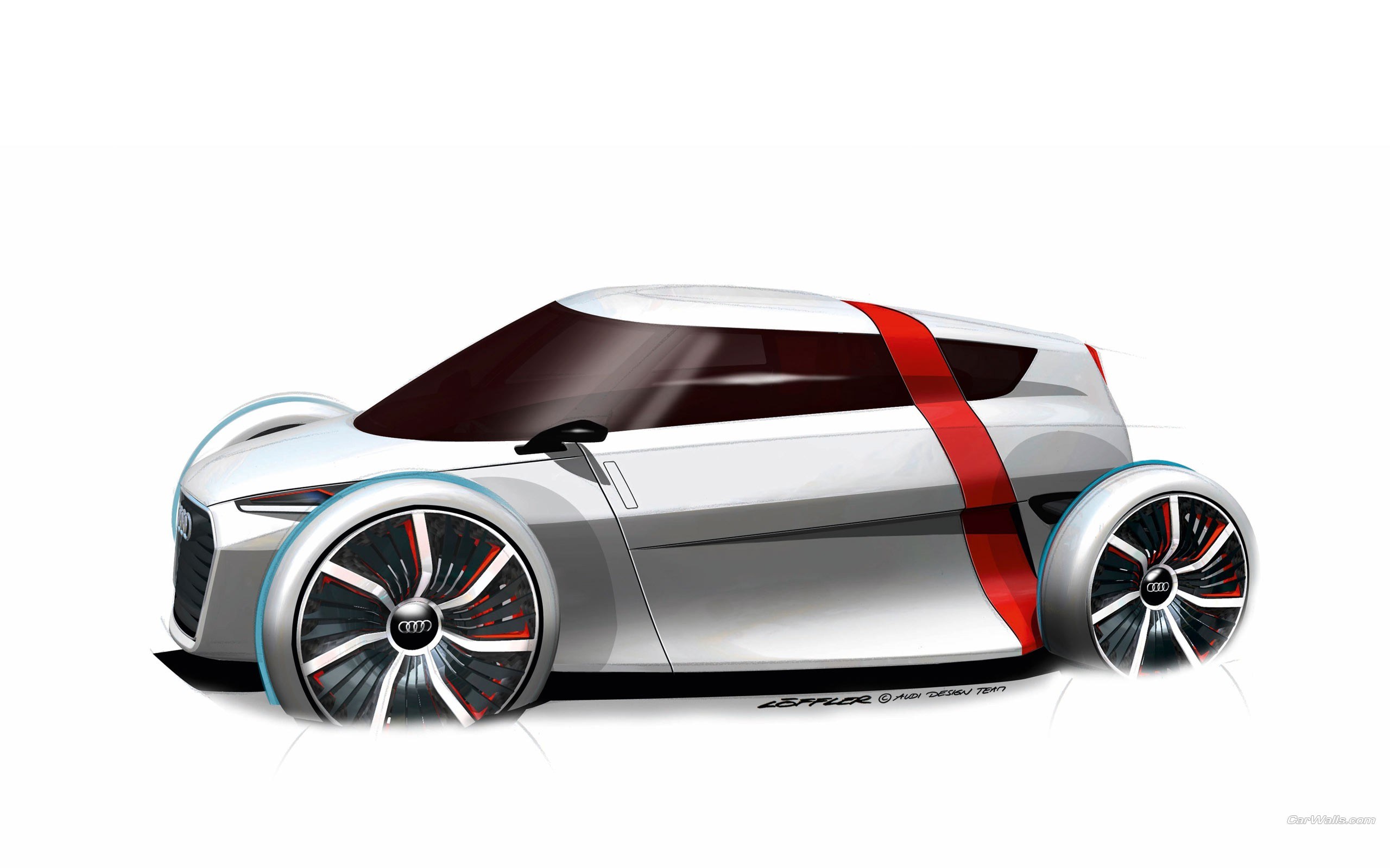 Audi concept car sketch