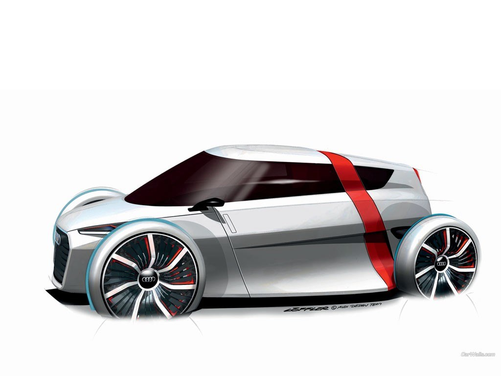 Audi concept car sketch