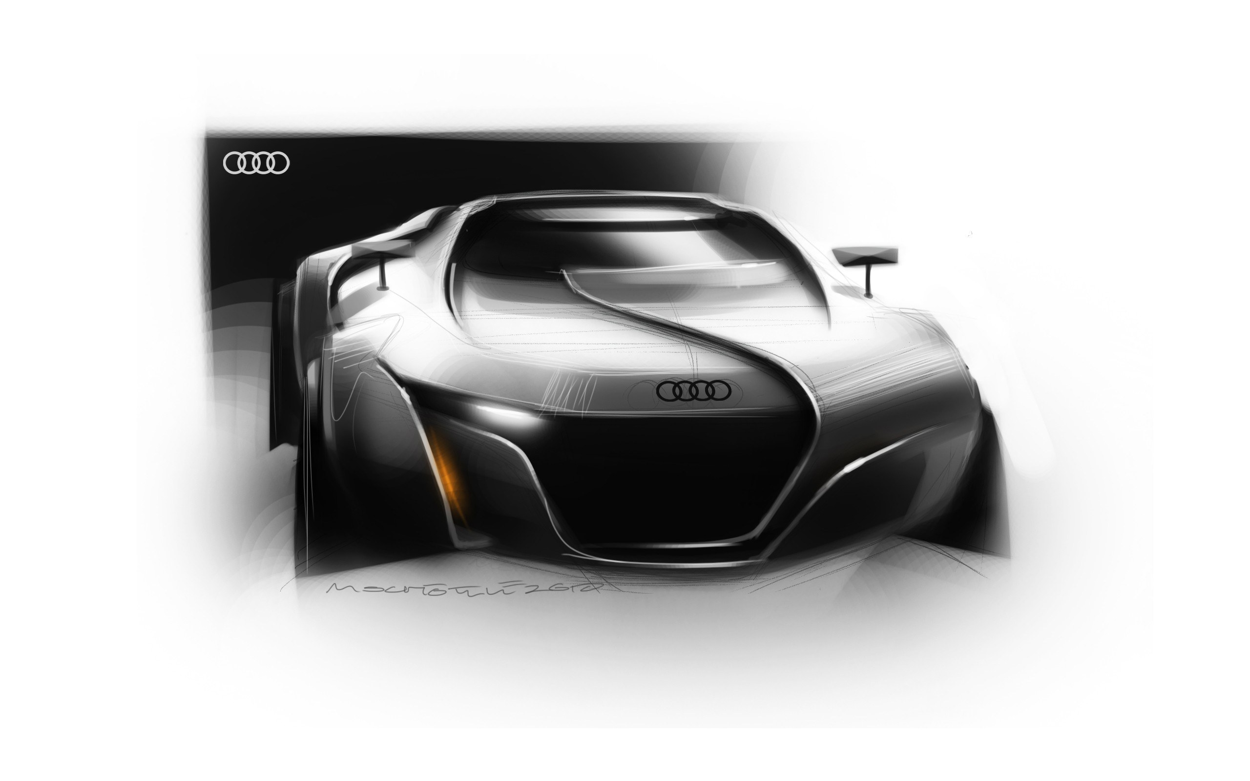 Audi concept car sketch