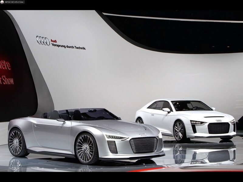 Audi concept cars on display