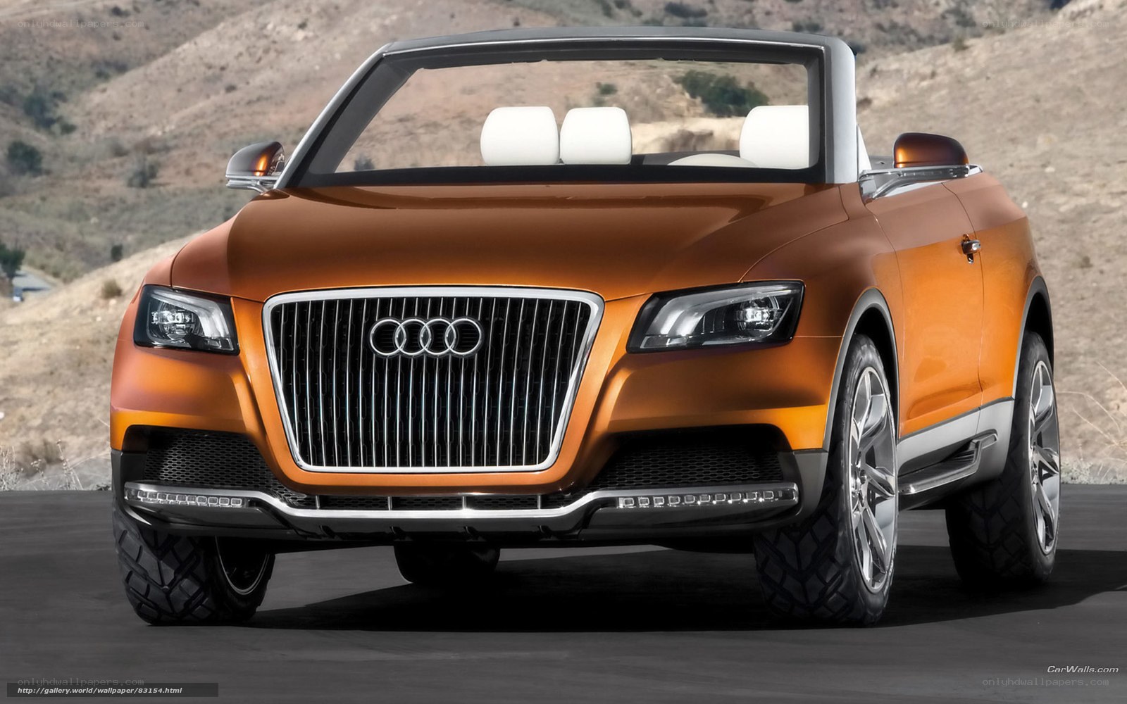 Audi convertible concept car