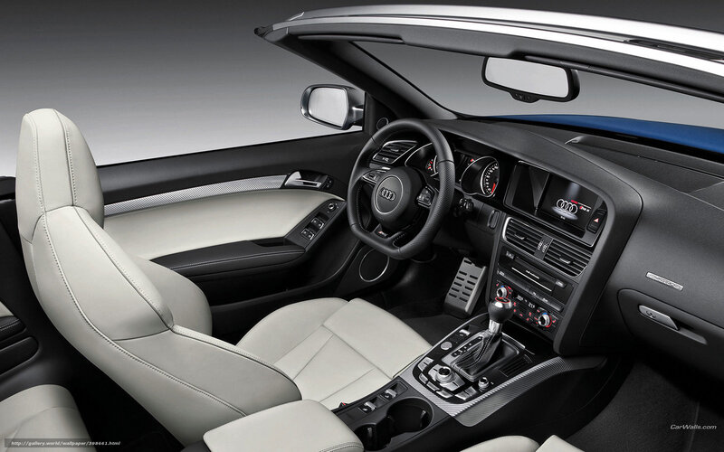 Audi convertible interior