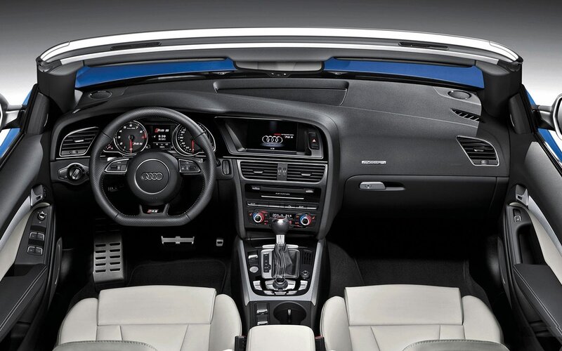 Audi convertible interior