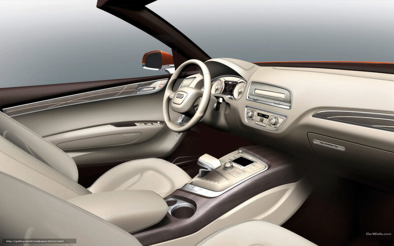 Audi convertible interior