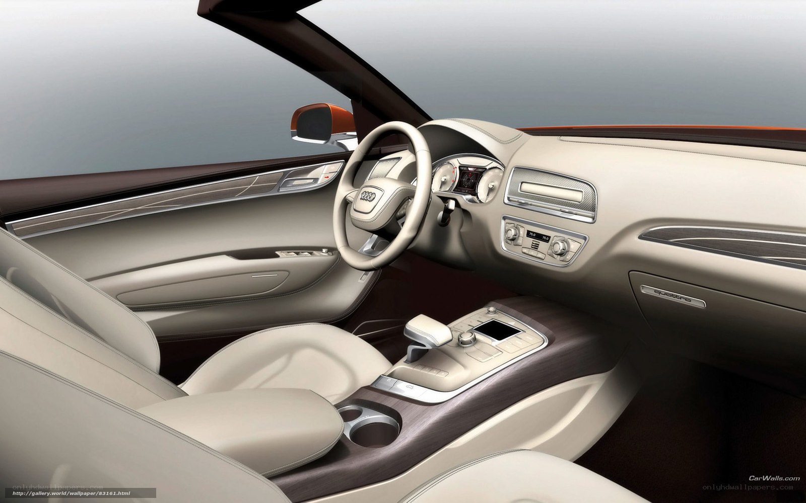 Audi convertible interior
