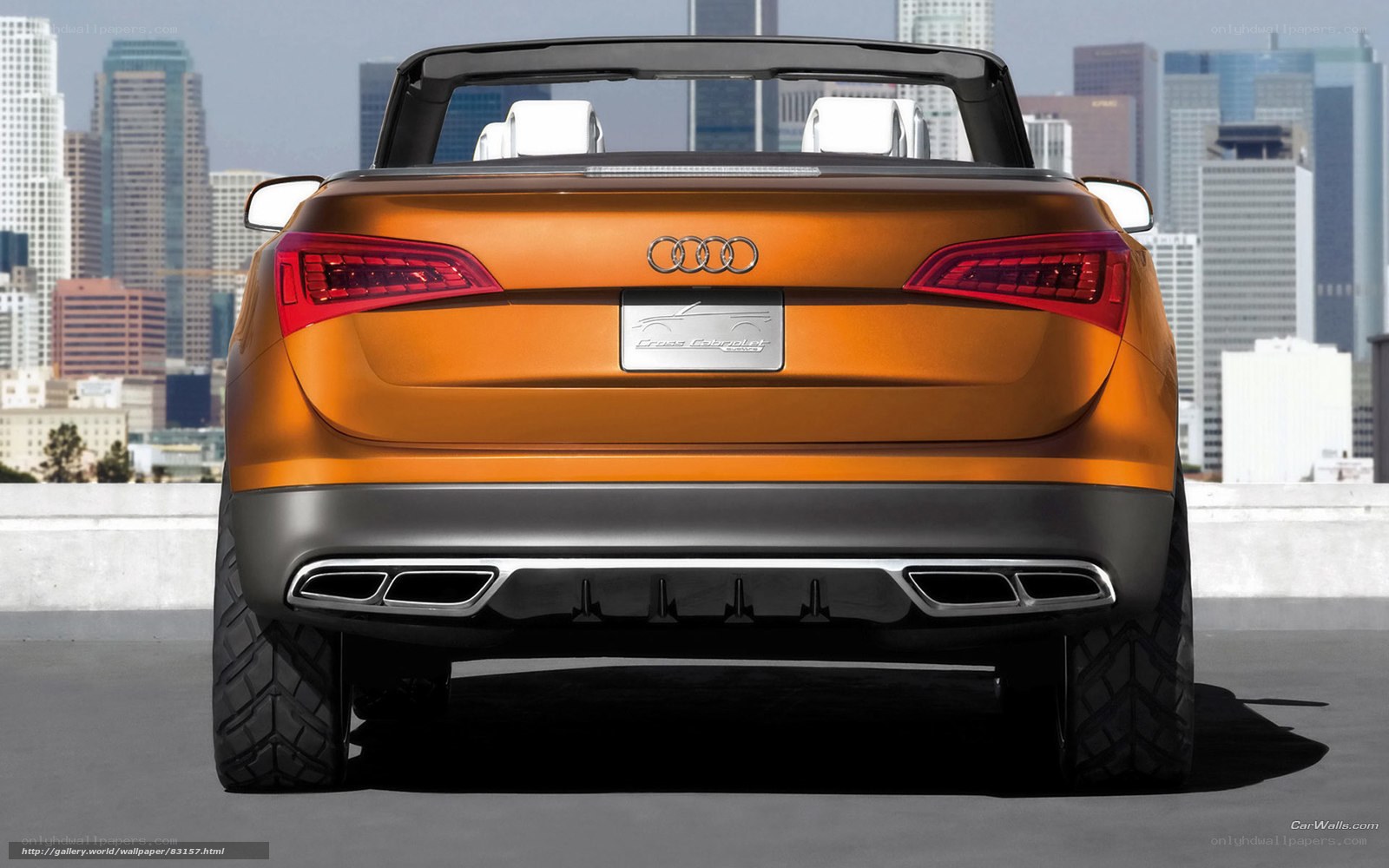 Audi Cross Cabriolet rear view