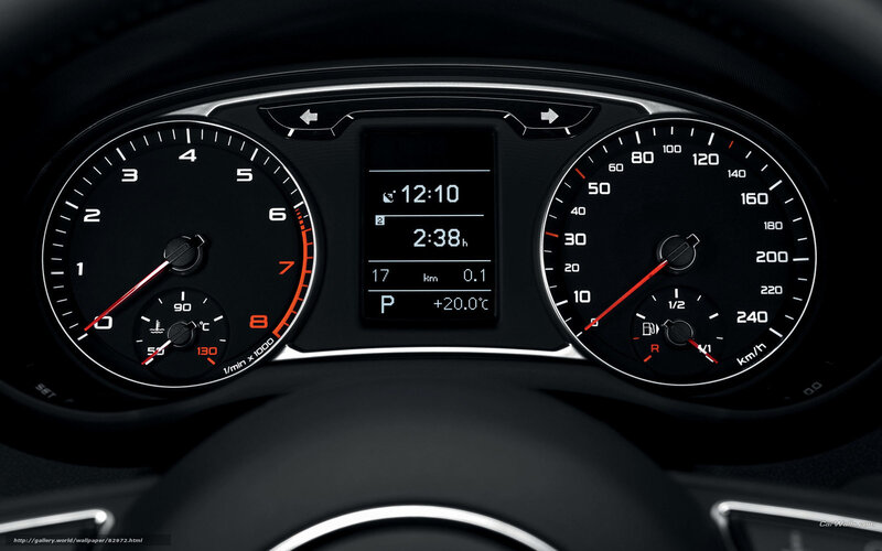Audi dashboard close-up