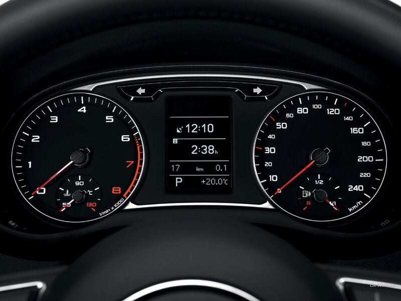 Audi dashboard display