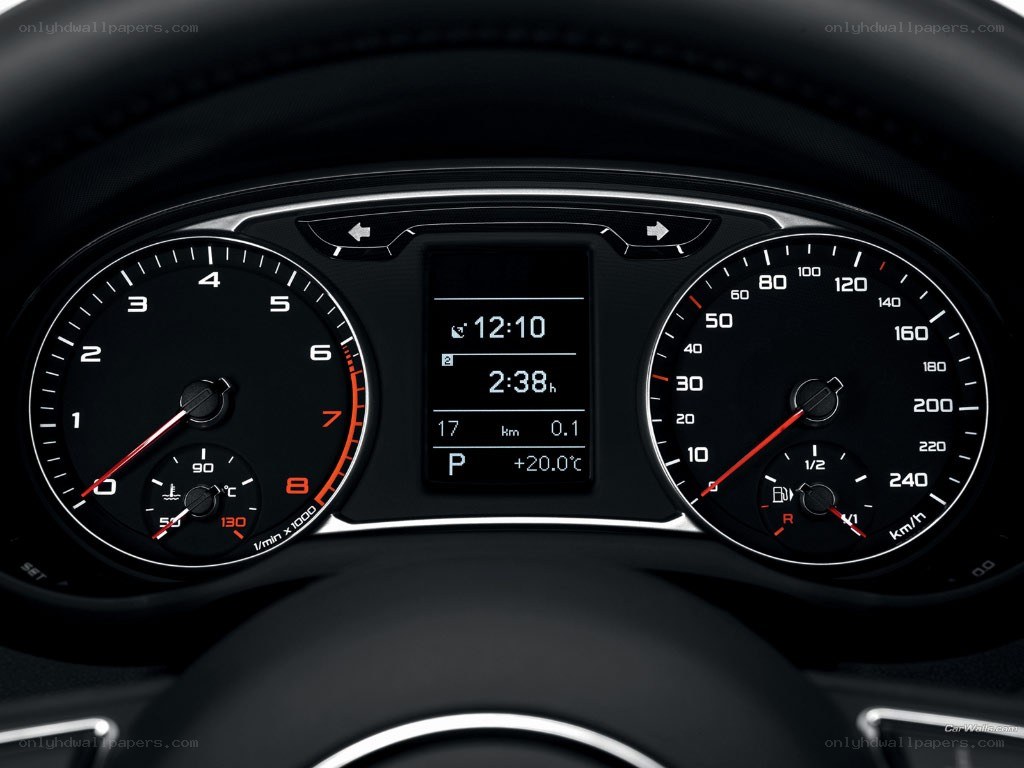 Audi dashboard display