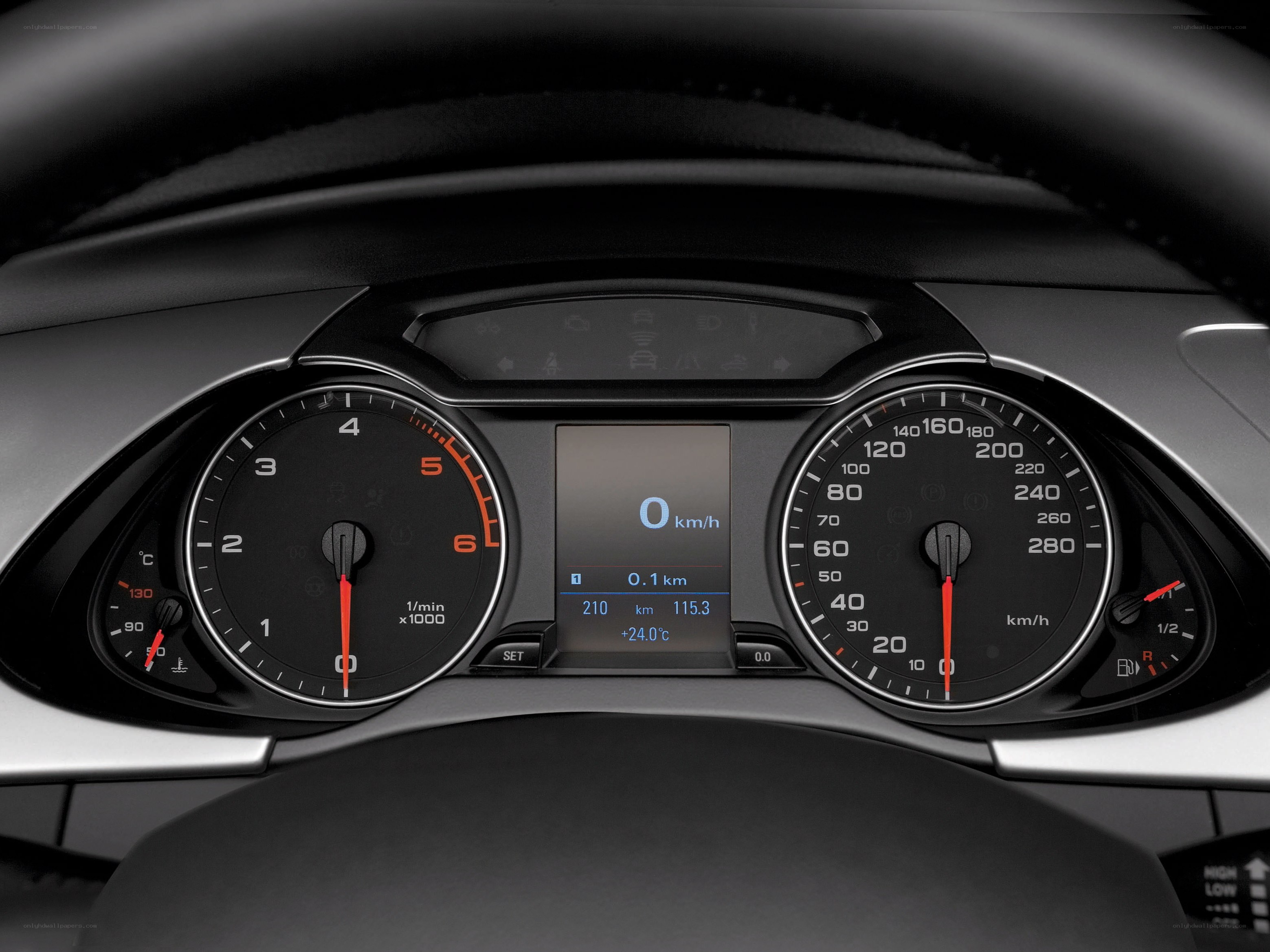 Audi dashboard display