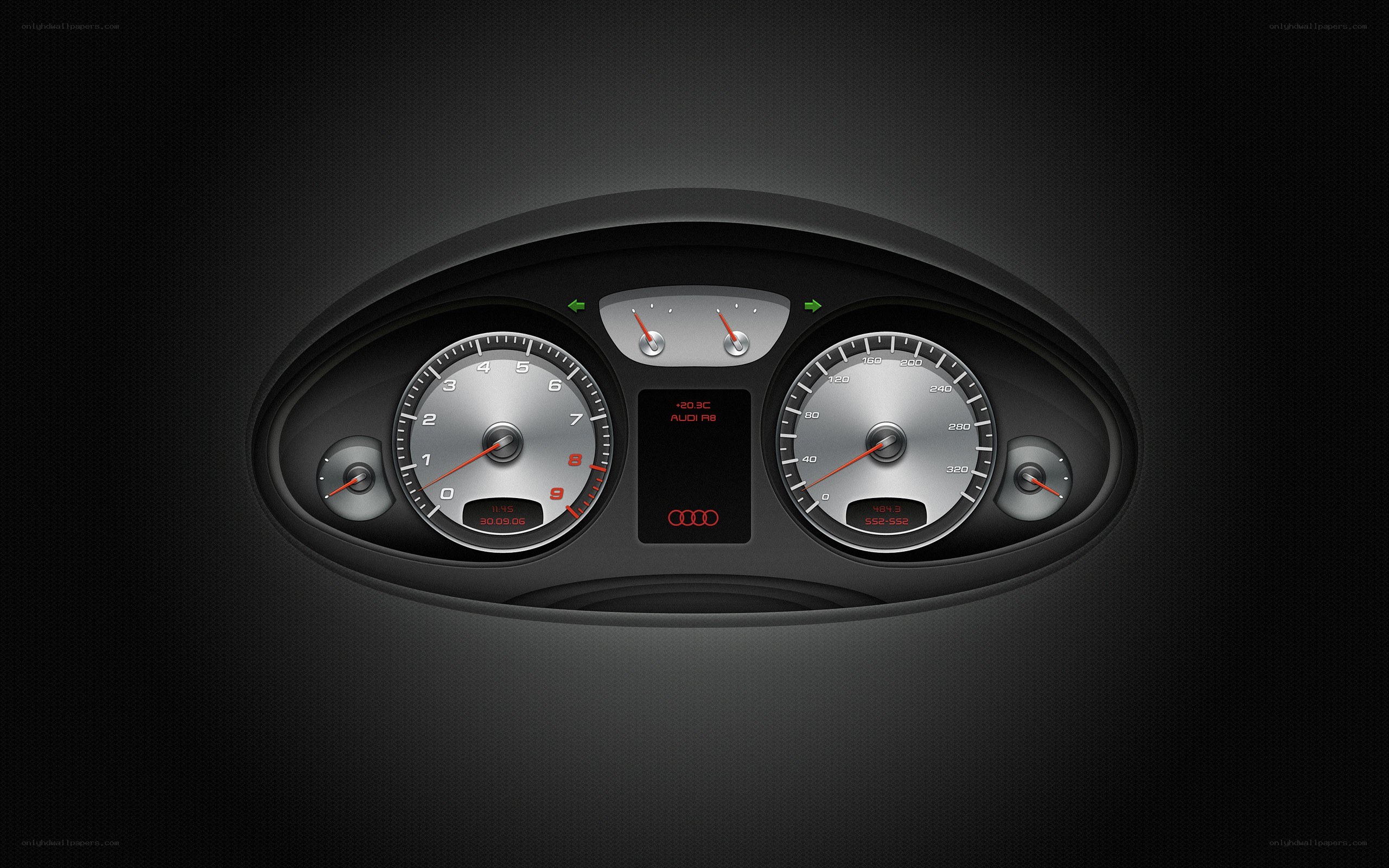 Audi dashboard instrument cluster